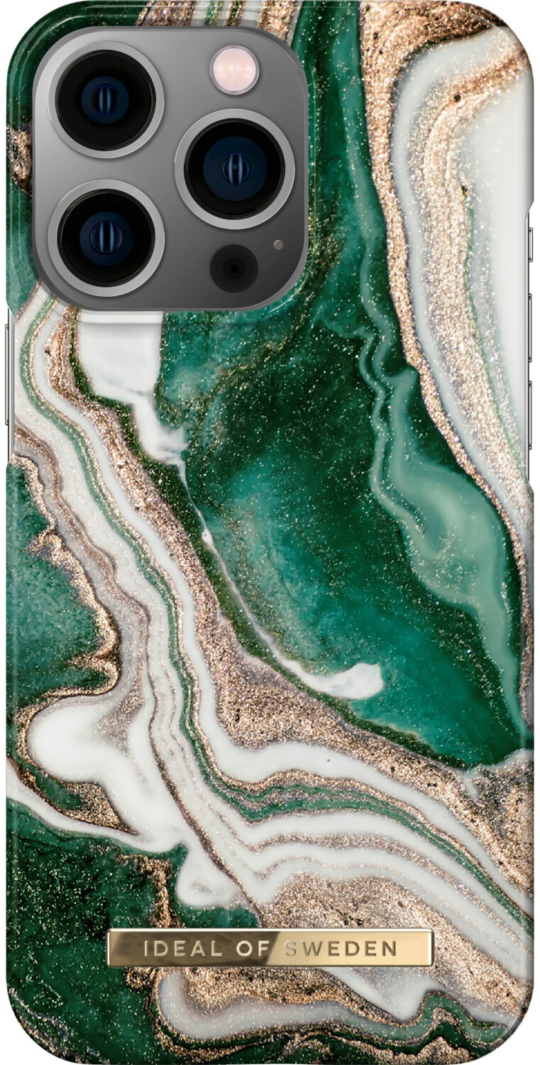 iDeal of Sweden Fashion Cover for iPhone 13 Pro Golden Jade Marble