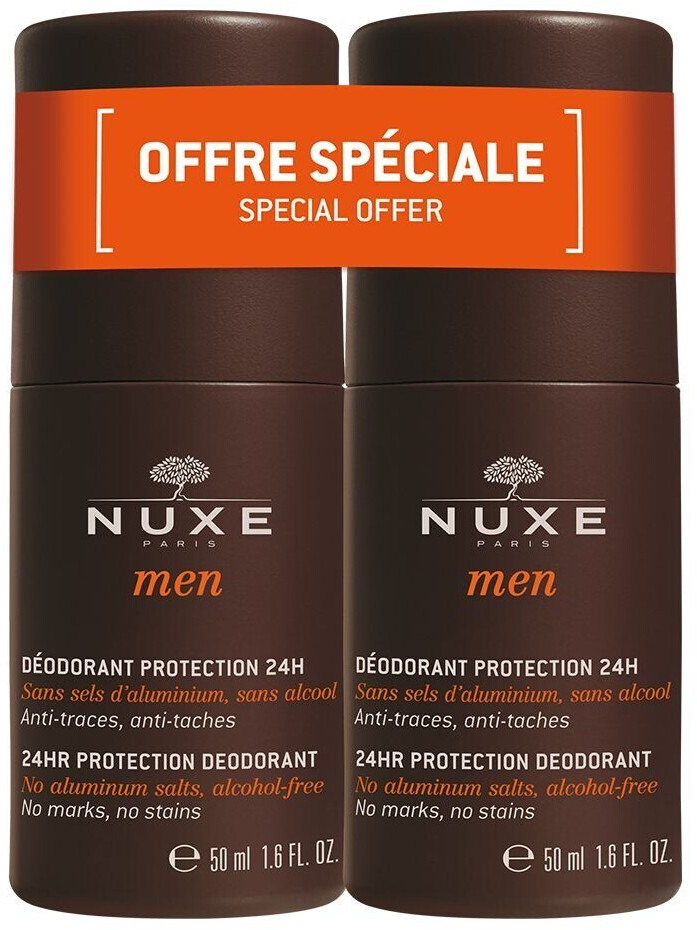 NUXE Men Protection 24H Deodorant Roll-on (2x50ml)