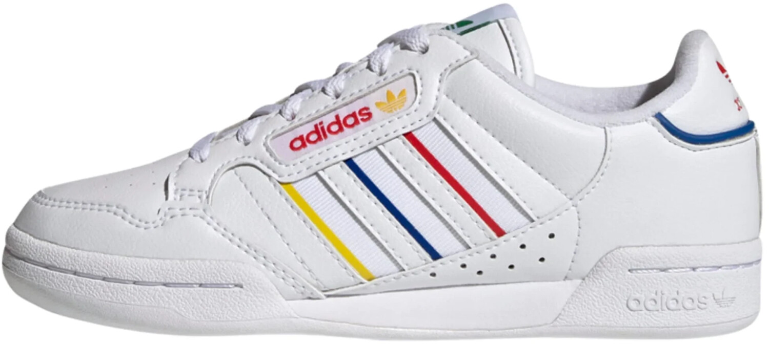 Adidas Continental 80 Stripes Kids ftwr white yellow blue desde 52