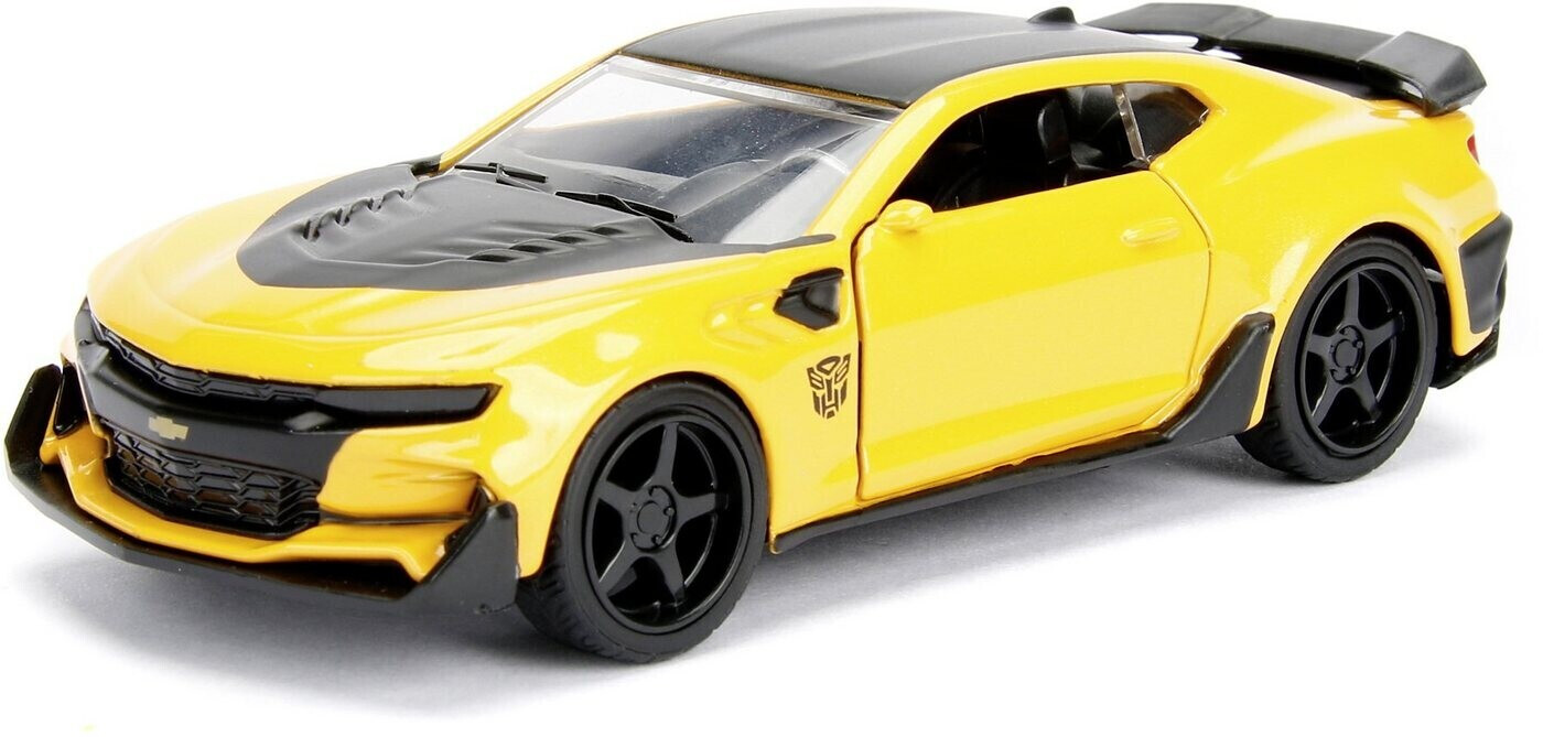 voiture transformers bumblebee camaro jaune electronique a fonctions  sonores transformable lumineuse