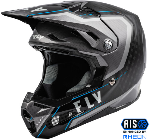 Fly Racing Formula Carbon Axon Black/Grey/Blue