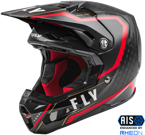 Fly Racing Formula Carbon Axon Black/Red/Khaki