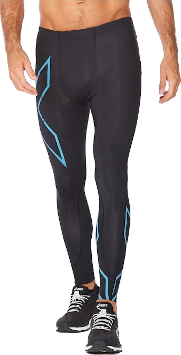 2XU MCS Run Compression Tights (MA5305b) black/aquamarine reflective