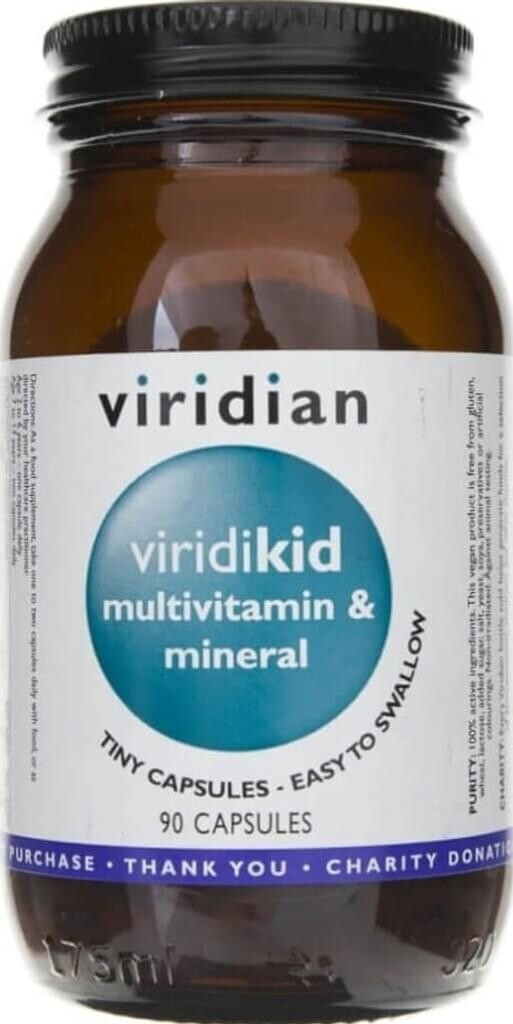 Viridian Viridikid Multivitamin & Mineral Capsules (90 pcs)