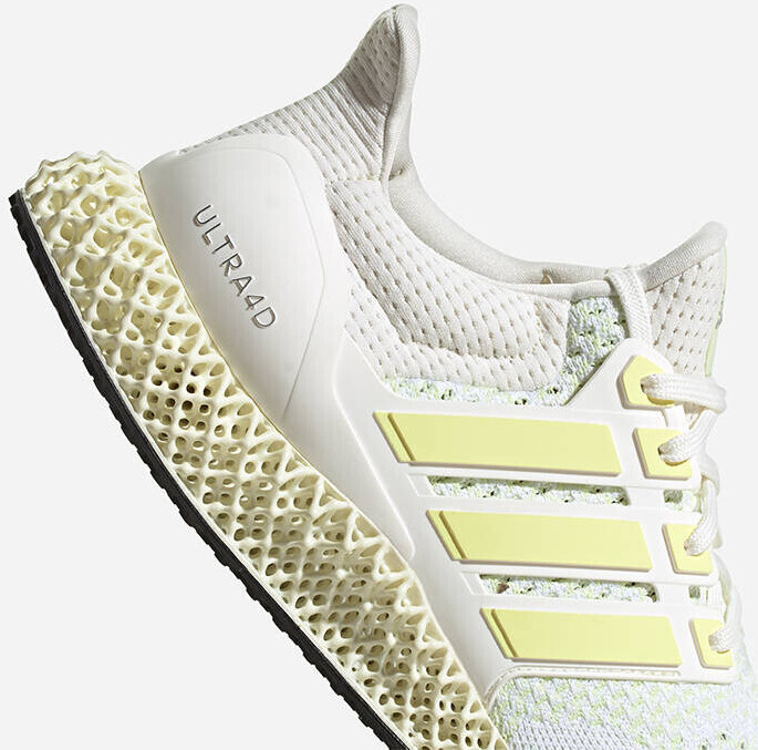 adidas ultra 4d core white almost lime