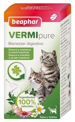 Beaphar Vermi Pure Cats 50 Tablets