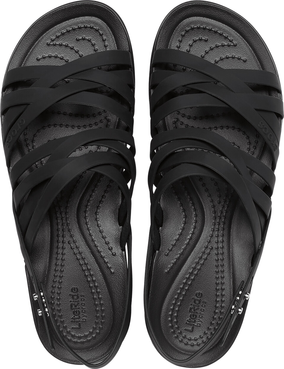 Crocs huarache flat black store