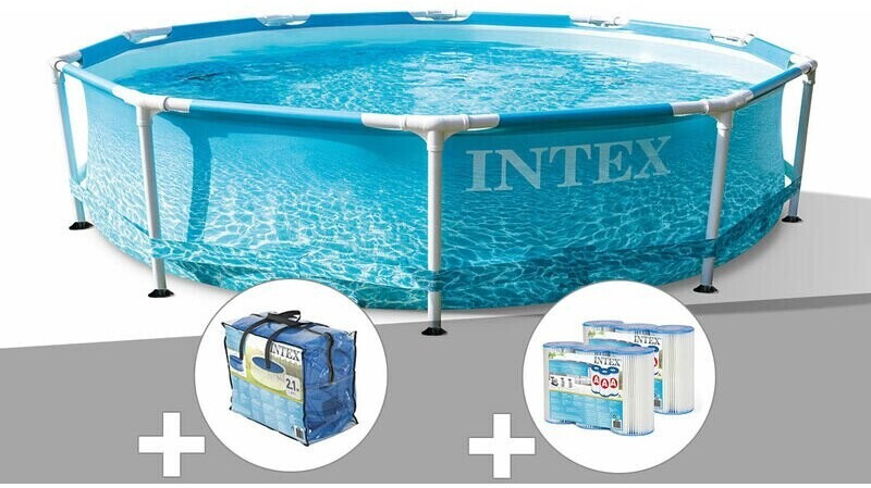Intex 28208NP Bâche à bulles + 6 cartouches filtrantes