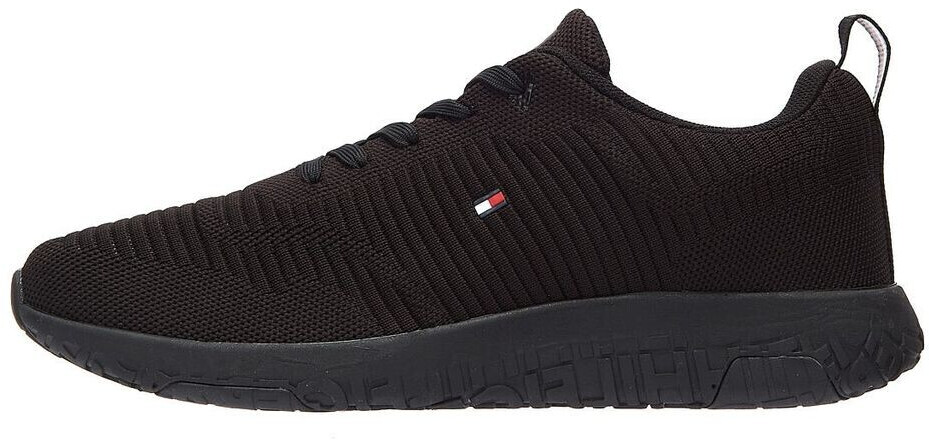 Buy Tommy Hilfiger Signature Knitted Trainers FM0FM02838 black
