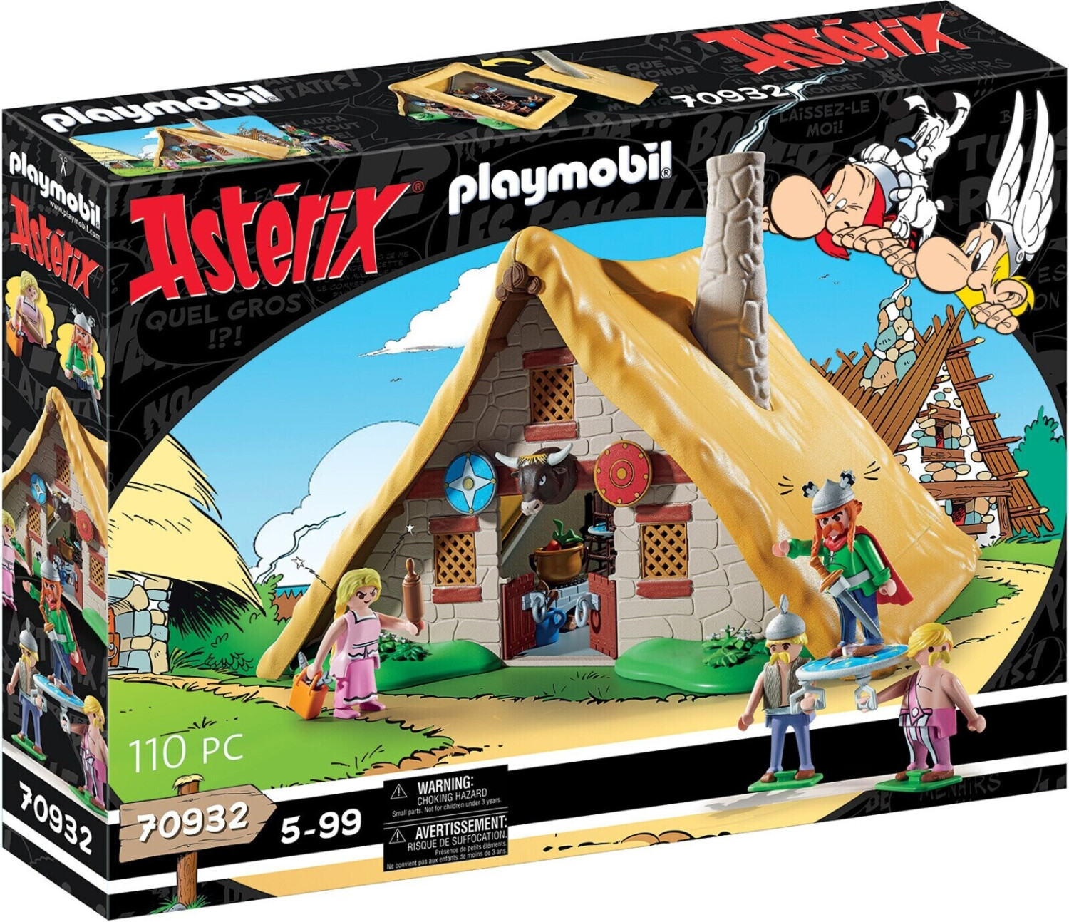Playmobil La hutte d'Abraracourcix (70932)