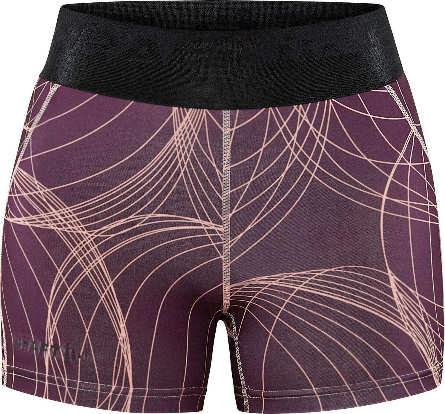 Craft essence Core Hot Pants W burgundy/bleikur