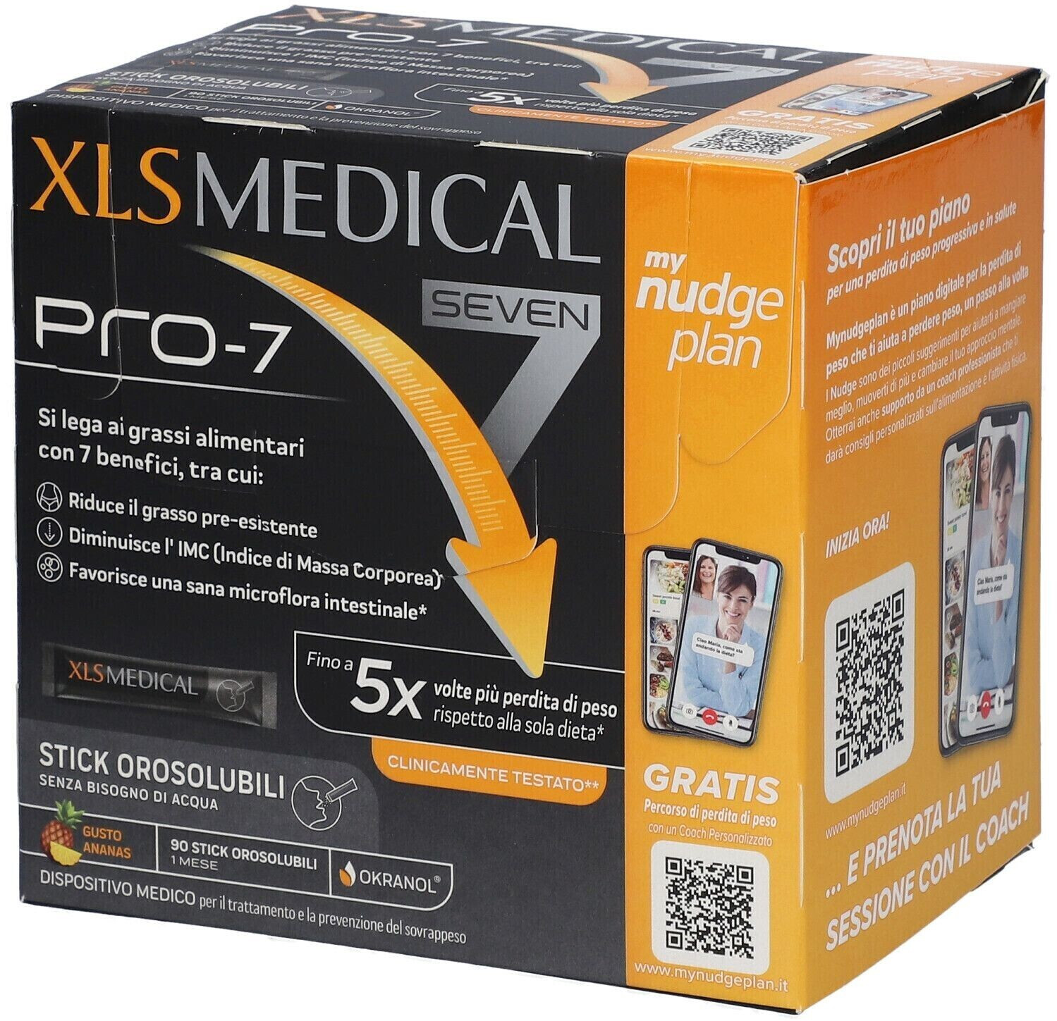 XLS Medical Pro 7 - 90 sticks ananas - IllicoPharma