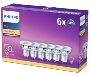 Ampoule LED 4W (50W/345lm) 3000K Dimmable GU10 - Philips