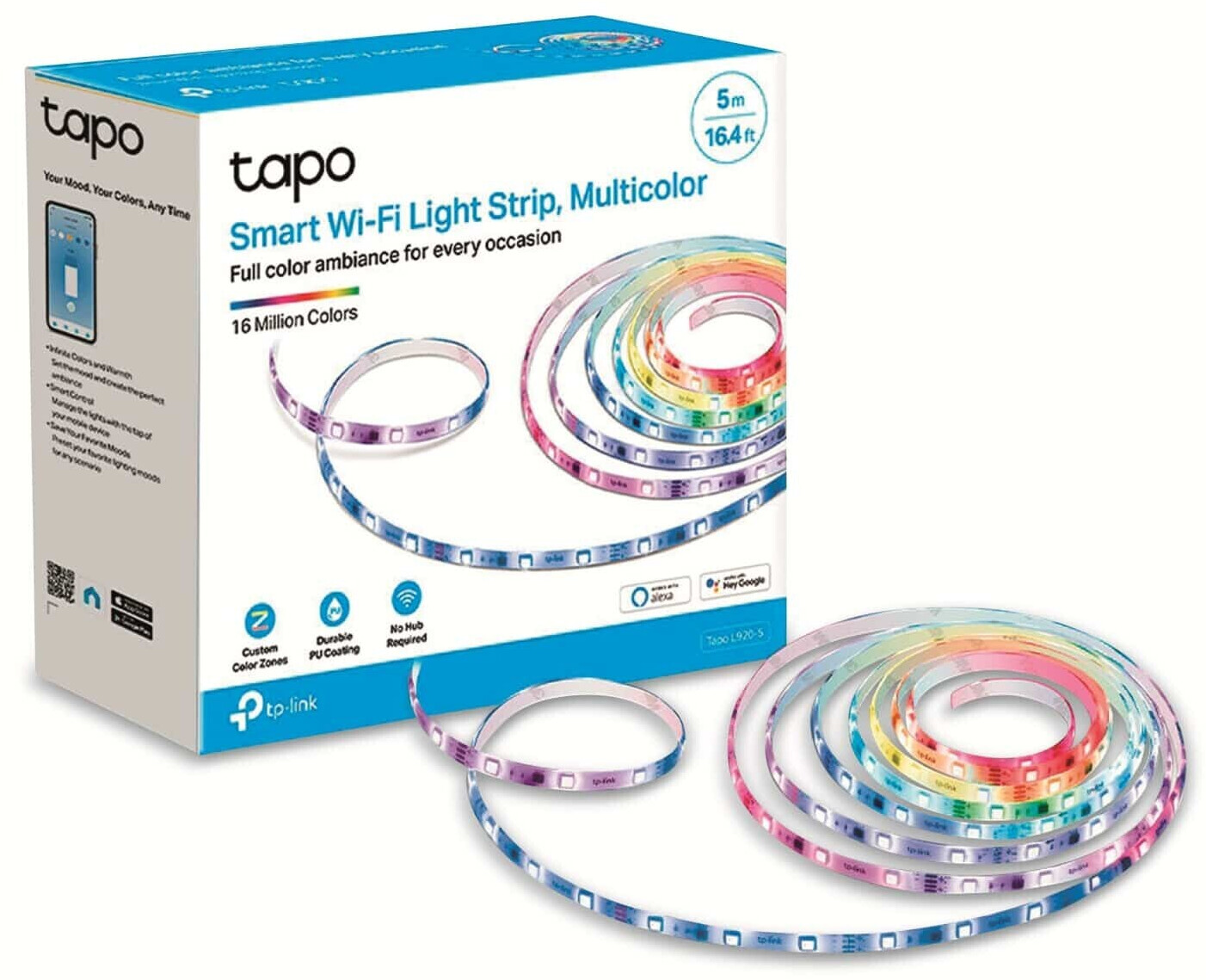 TP-Link Tapo L900-5 Smart Wi-Fi LED Light Strip 5m desde 16,47