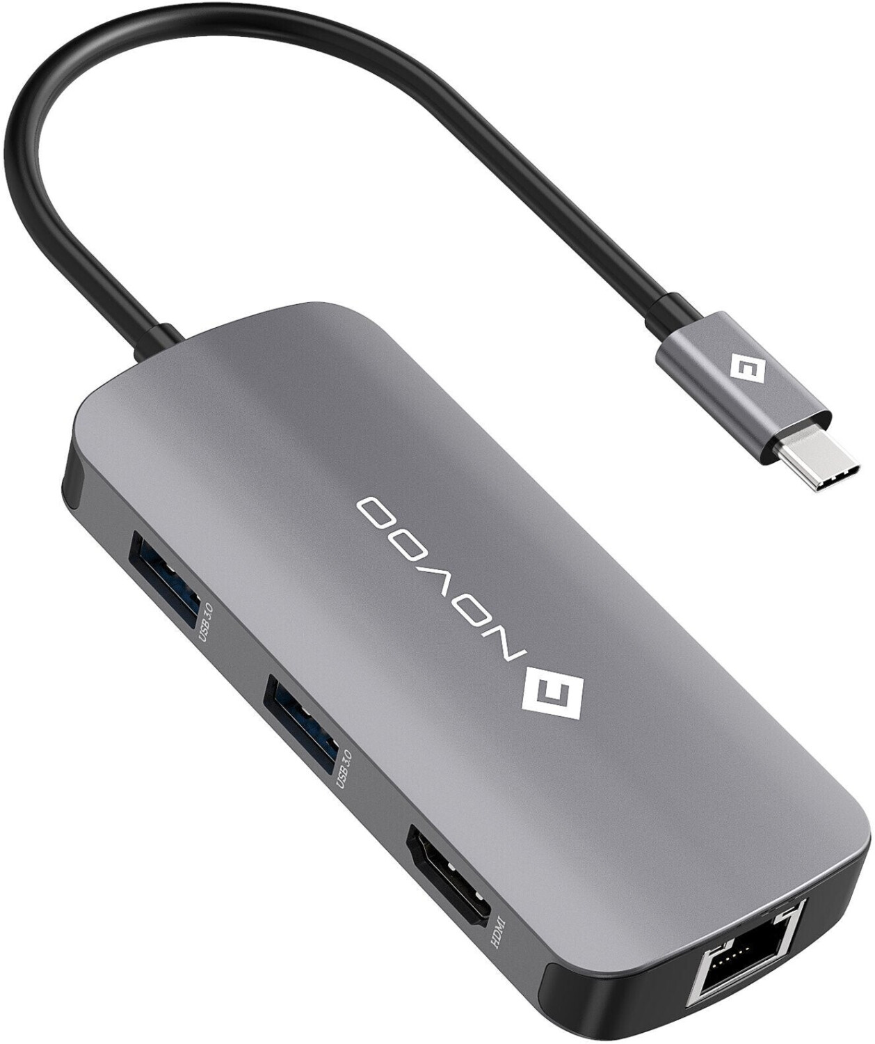 Novoo 7 in 1 USB C-Dockingstation (NVHUB1R7PDNS)