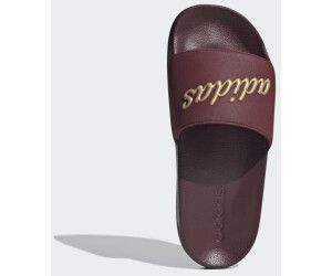 Adidas Adilette Shower Women burgundy sandy beige met burgundy ab 19 95 Preisvergleich bei idealo