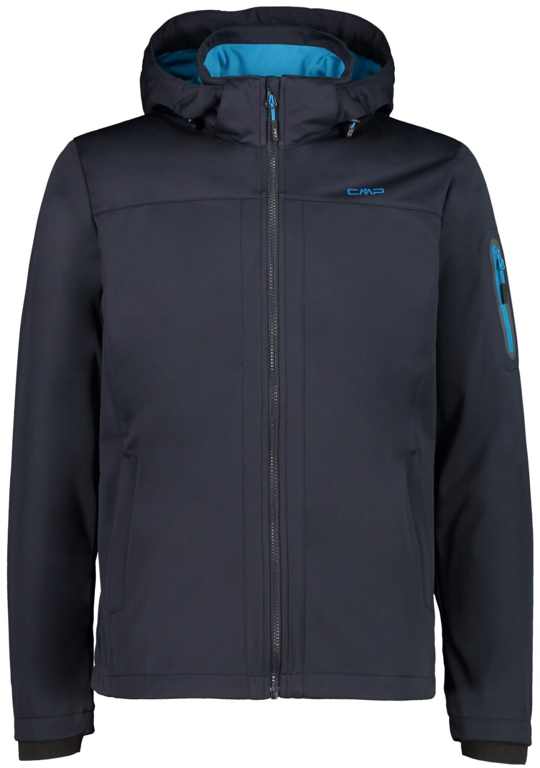 CMP Light Softshell Jacket with Detachable Hood (39A5027) anthracite/danube