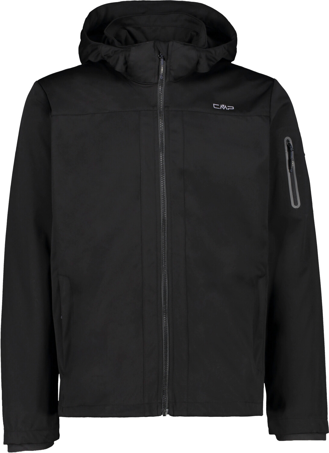 CMP Light Softshell Jacket with Detachable Hood (39A5027) black
