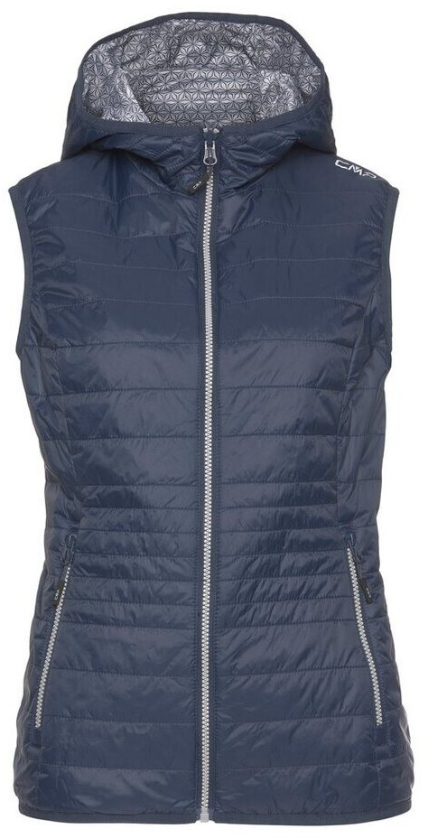 CMP Women's Reversible Lightweight Hooded Vest (32Z5046) blue/ghiaccio