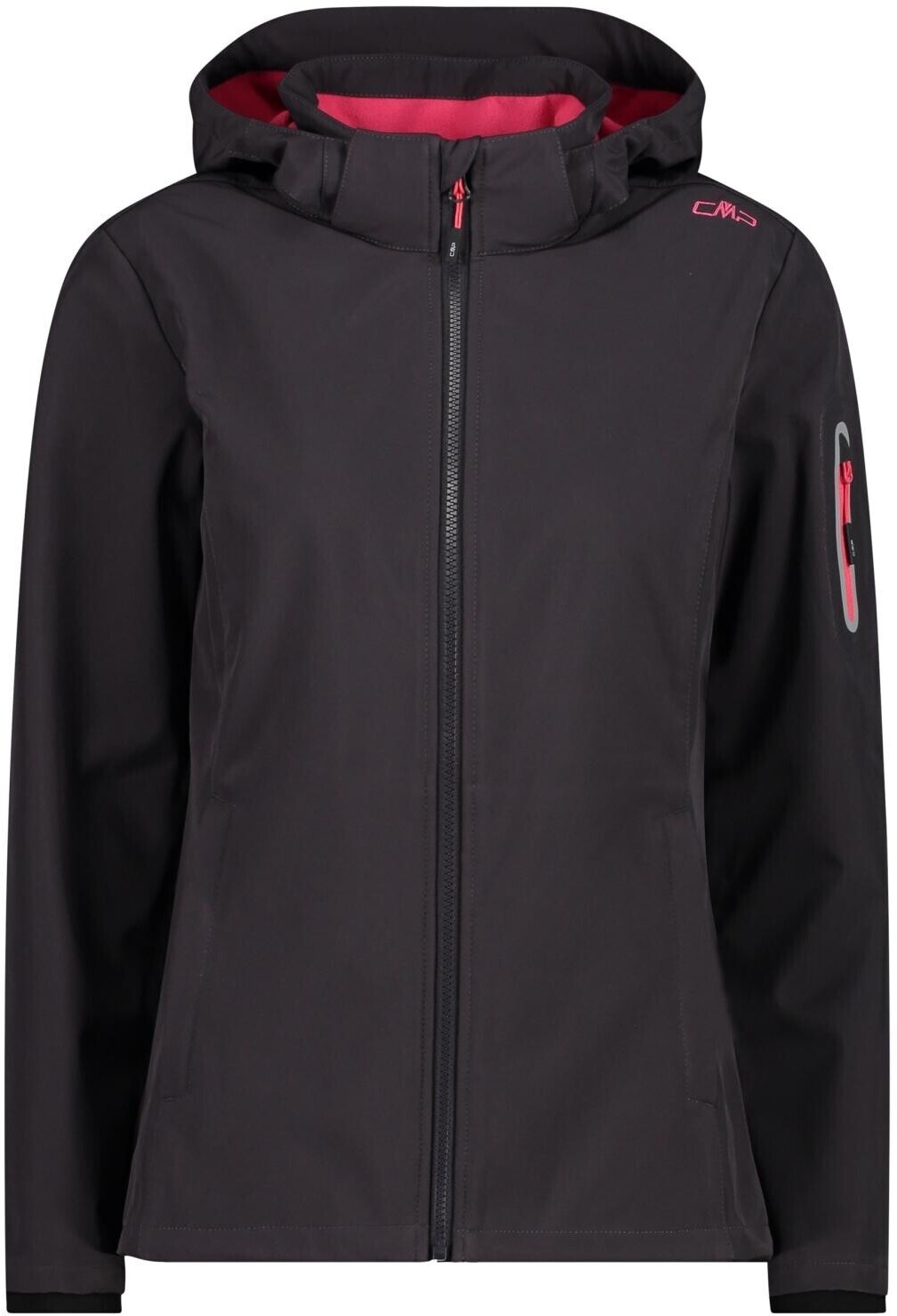 CMP Softshell Jacket Zip Hood Women (39A5006) antracite/fragola