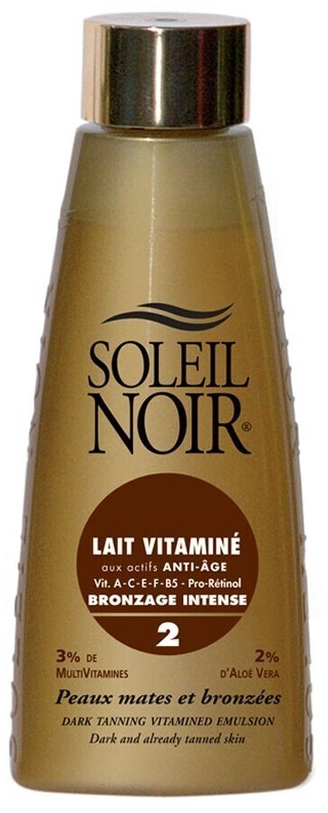 Soleil Noir Lait vitaminé bronzage intense SPF2 (150 ml)