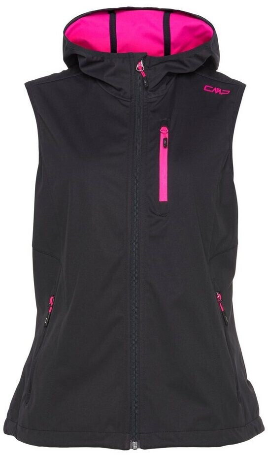 CMP Women's Vest in Light Softshell (31A5036) anthracite/purple fluo