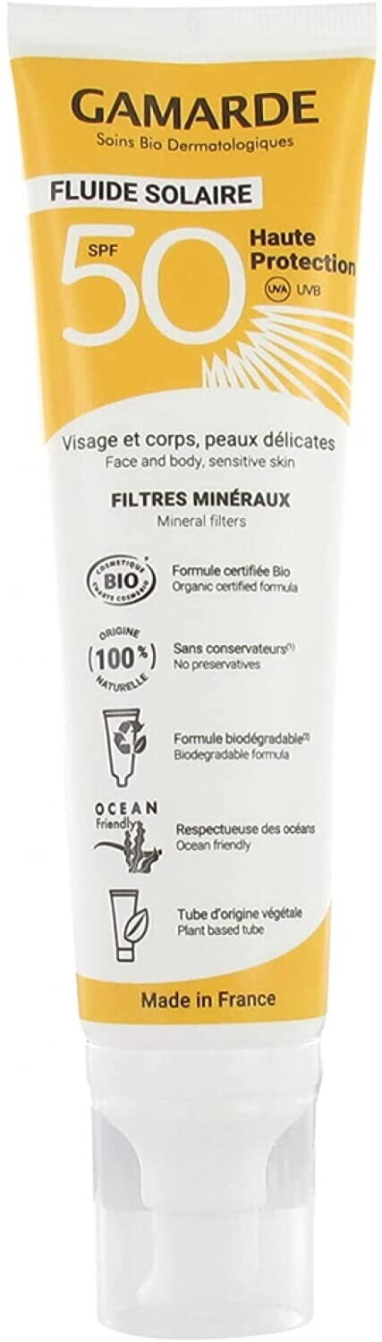 Gamarde Fluide solaire haute protection SPF50 (100 ml)