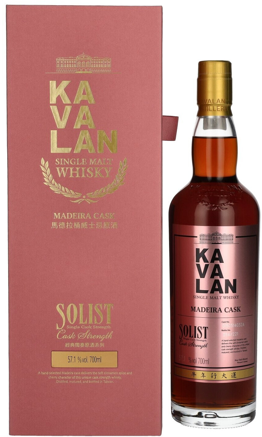 Kavalan Solist Madeira Cask 0,7l 57,1%