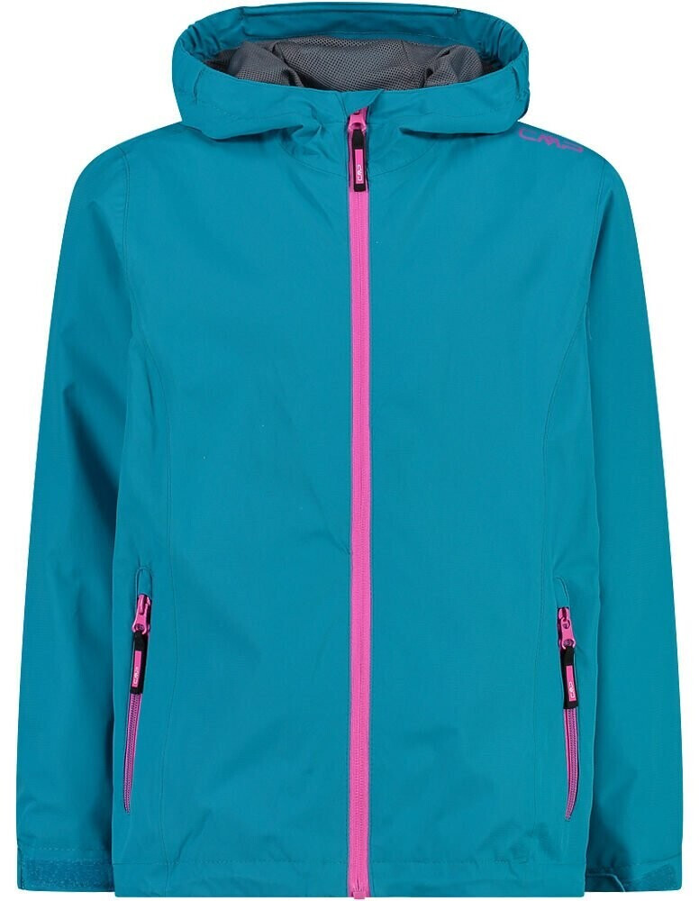 CMP Girl's Waterproof Jacket in Ripstop (39X7985) hawaian