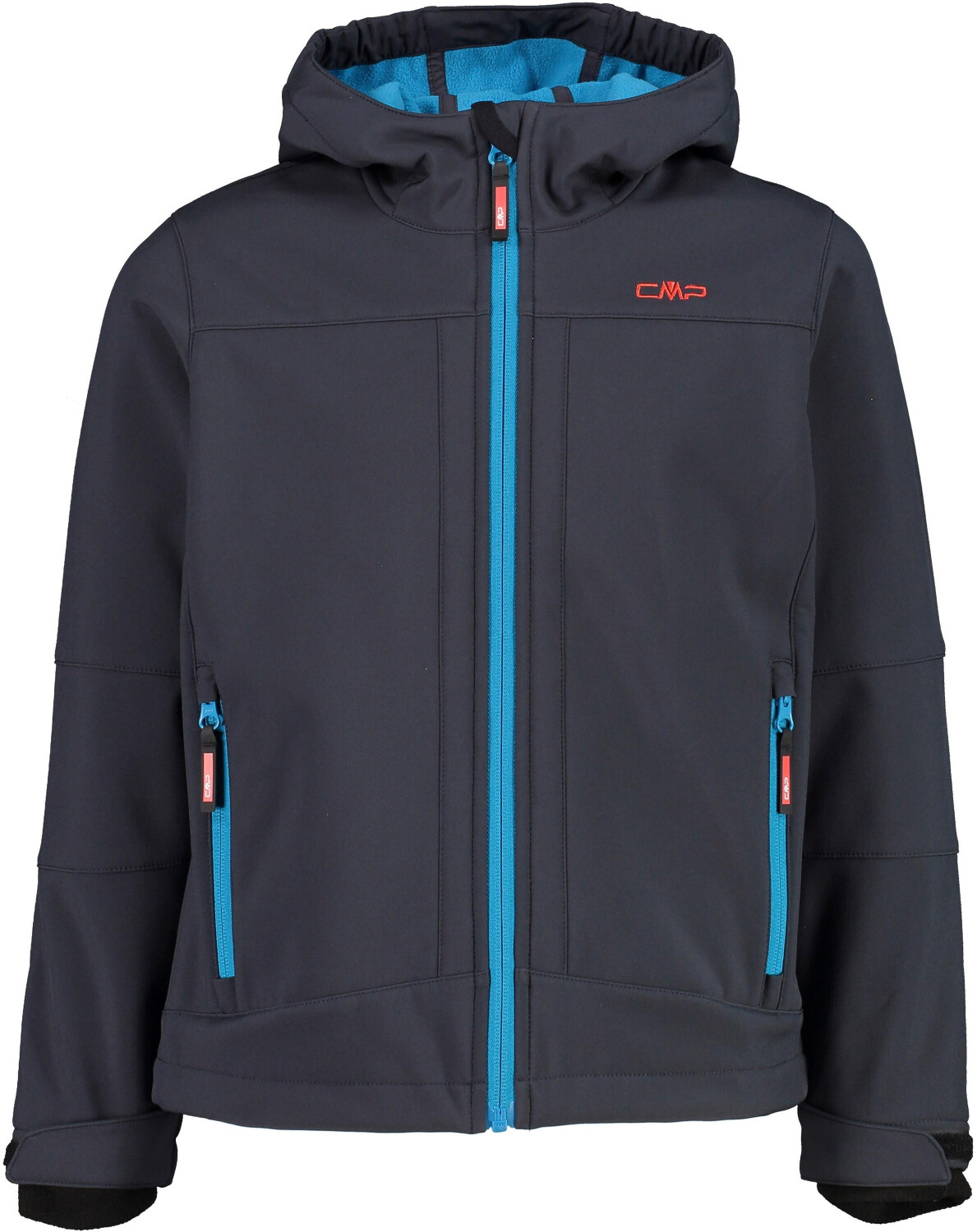 CMP Boys Softshelljacket Fix Hood (3A00094) anthracite/danube