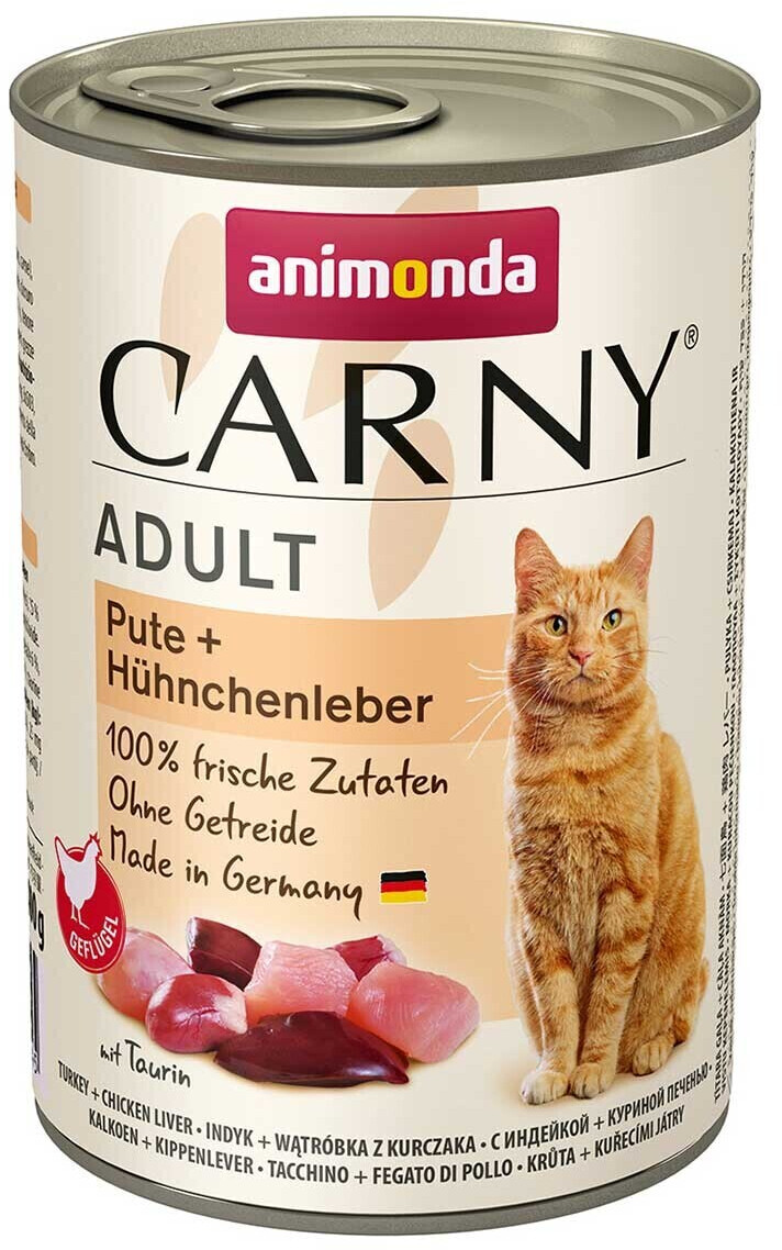 Animonda Carny Cat Adult turkey and chicken liver canned food