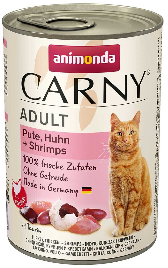 Animonda Cat Carny Adult Turkey, Chicken&Shrimps 400g