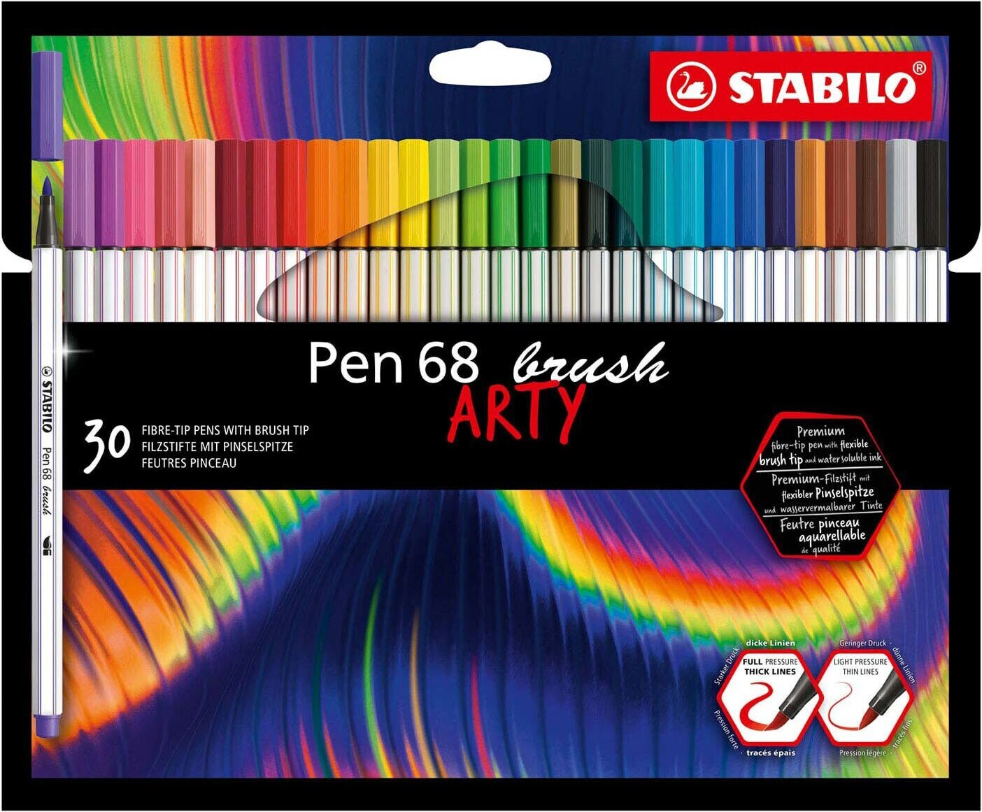 STABILO Pen 68 Brush Arty 30er Pack desde 36,99 €
