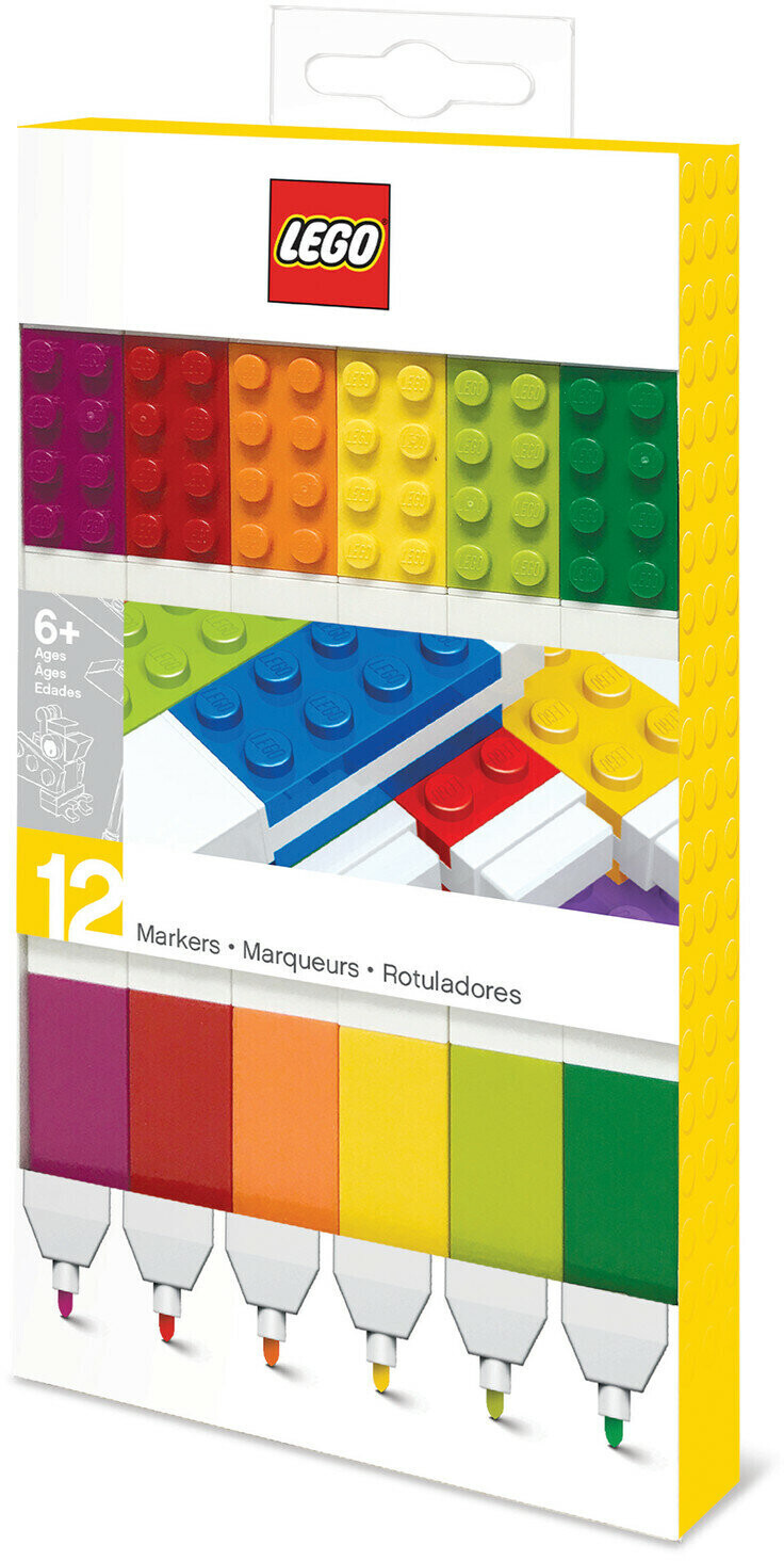 Photos - Creativity Set / Science Kit Lego Euromic Euromic  STATIONERY Markers  (12 pcs.)