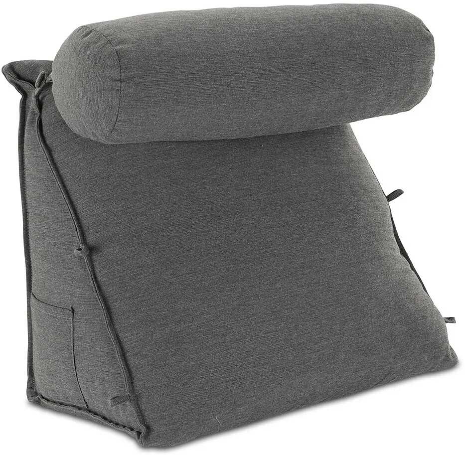 OITTO Rückenkissen Bett/Sofa mit Abnehmbarer Nackenrolle und