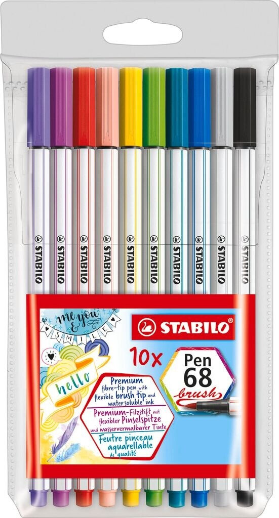 STABILO Pen 68 Brush 10er Pack