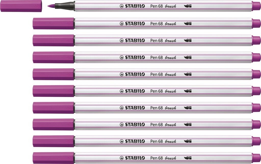 STABILO Pen 68 Brush 10er Pack lilac