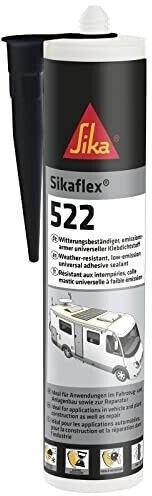 4x Sikaflex 522 weiß 300 ml dauerelastisch, überlackierbar