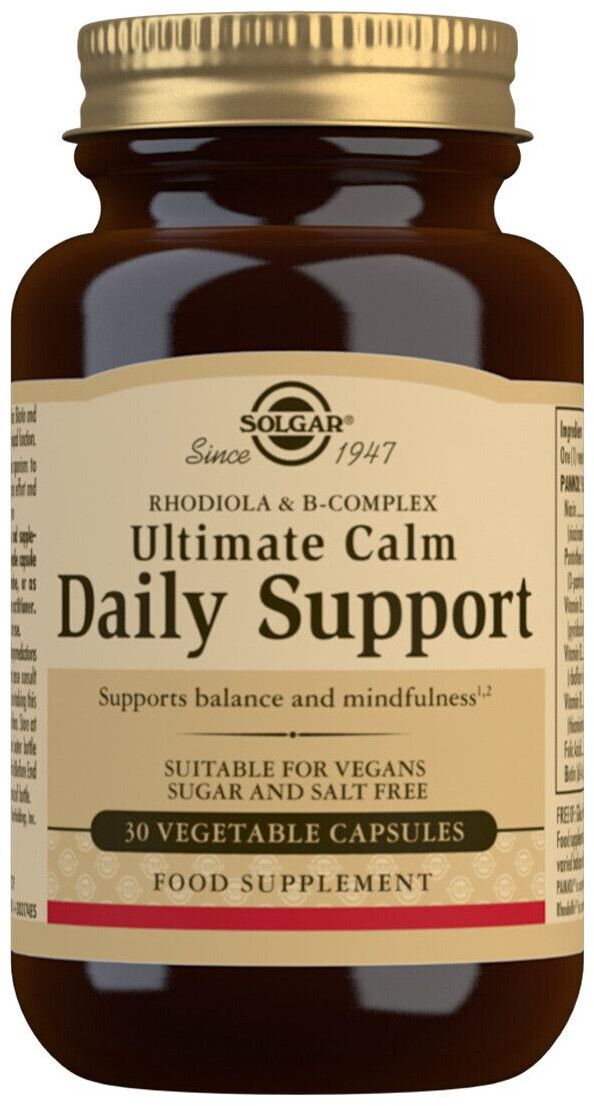 Solgar Ultimate Calm Daily Support (30 Vegetable Capsules)
