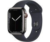 Apple Watch Series 7 4G 45mm Edelstahl Sportarmband Midnight