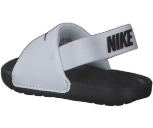 Nike kawa slide outlet white and black