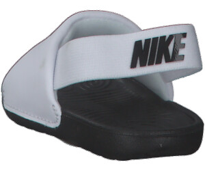 Nike sandals shop white and black