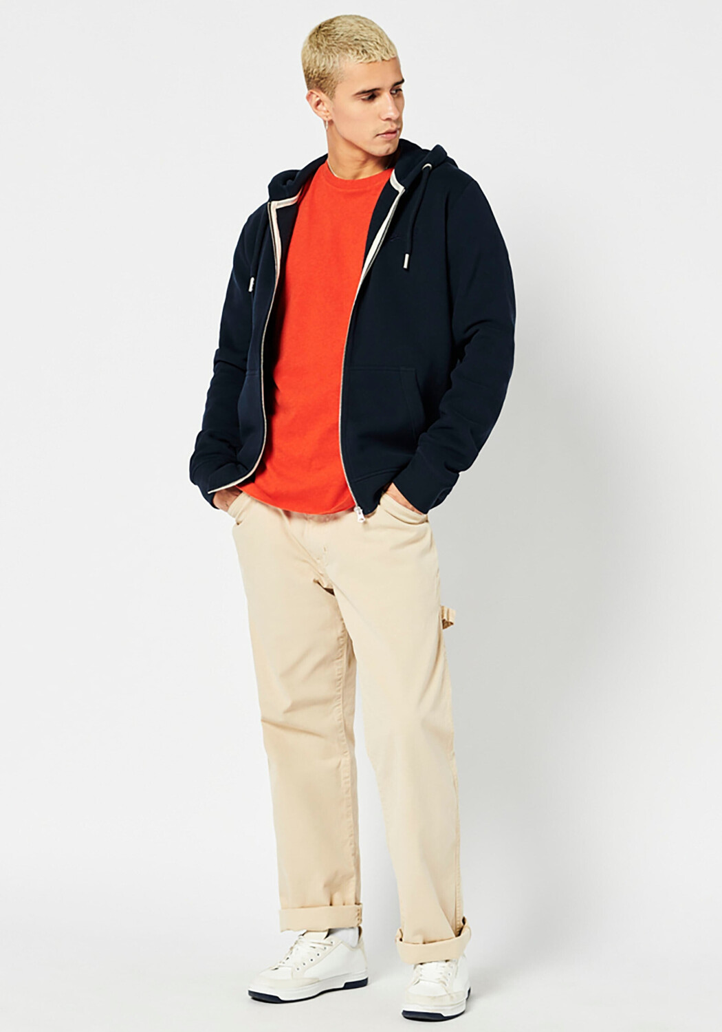 Superdry Vintage Logo Embroided Hoodie (M2011883A) eclipse navy ab 