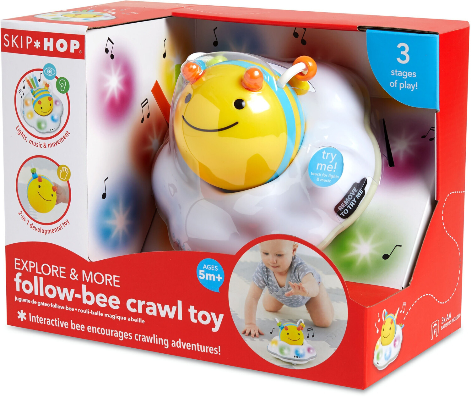 Follow bee crawl toy cheap