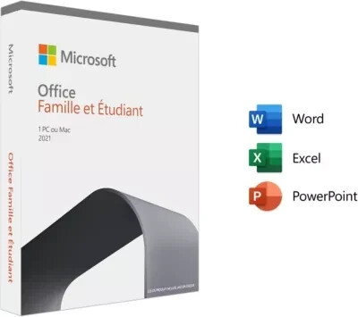 Photos - Software Microsoft Office  Home & Student (FR)   2021(Download)