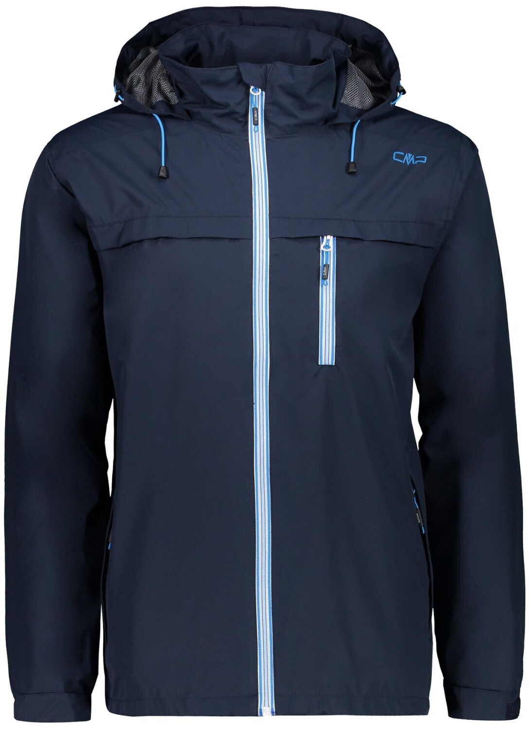 CMP Men's Packable Waterproof Jacket (30X9757) black blue