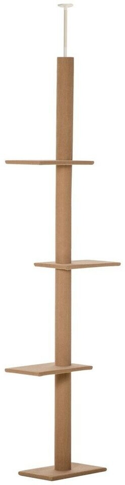 Pawhut Scratching tree ceiling high 228-260cm light brown (D30-296V02BN)