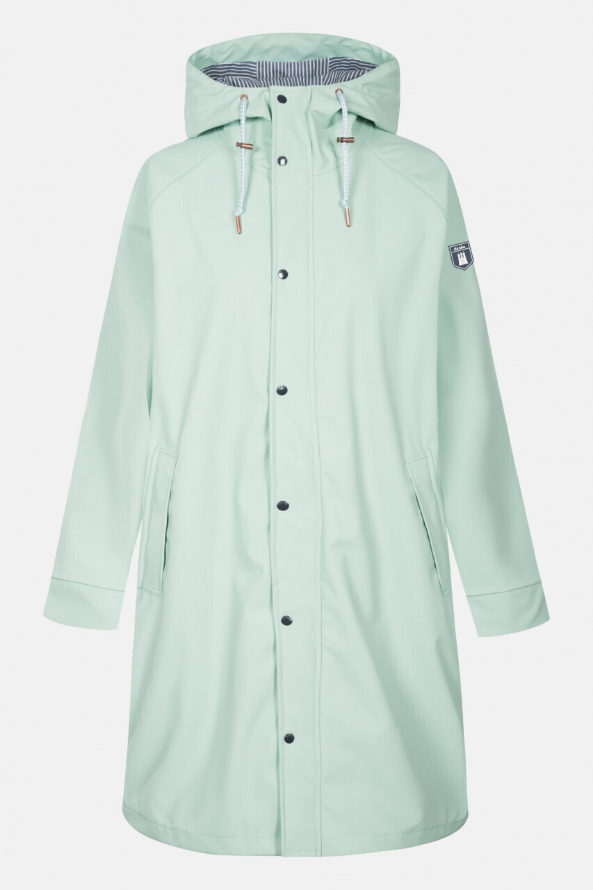 Derbe Friese Wittby Regenjacke slit green/navy
