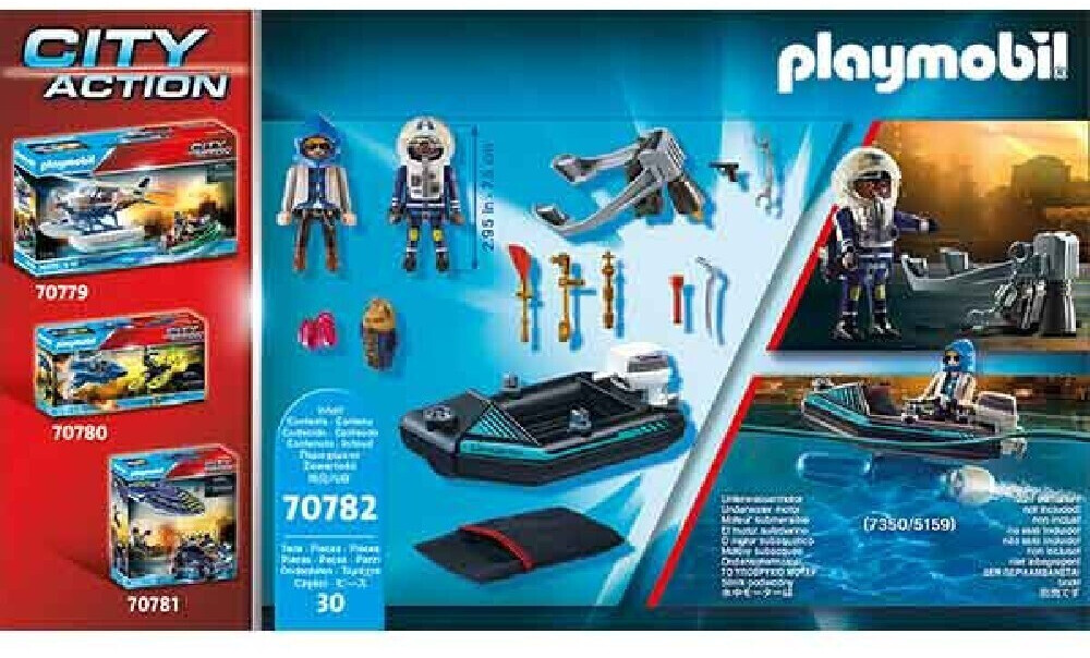 Playmobil Cabeza ladrón con antifaz