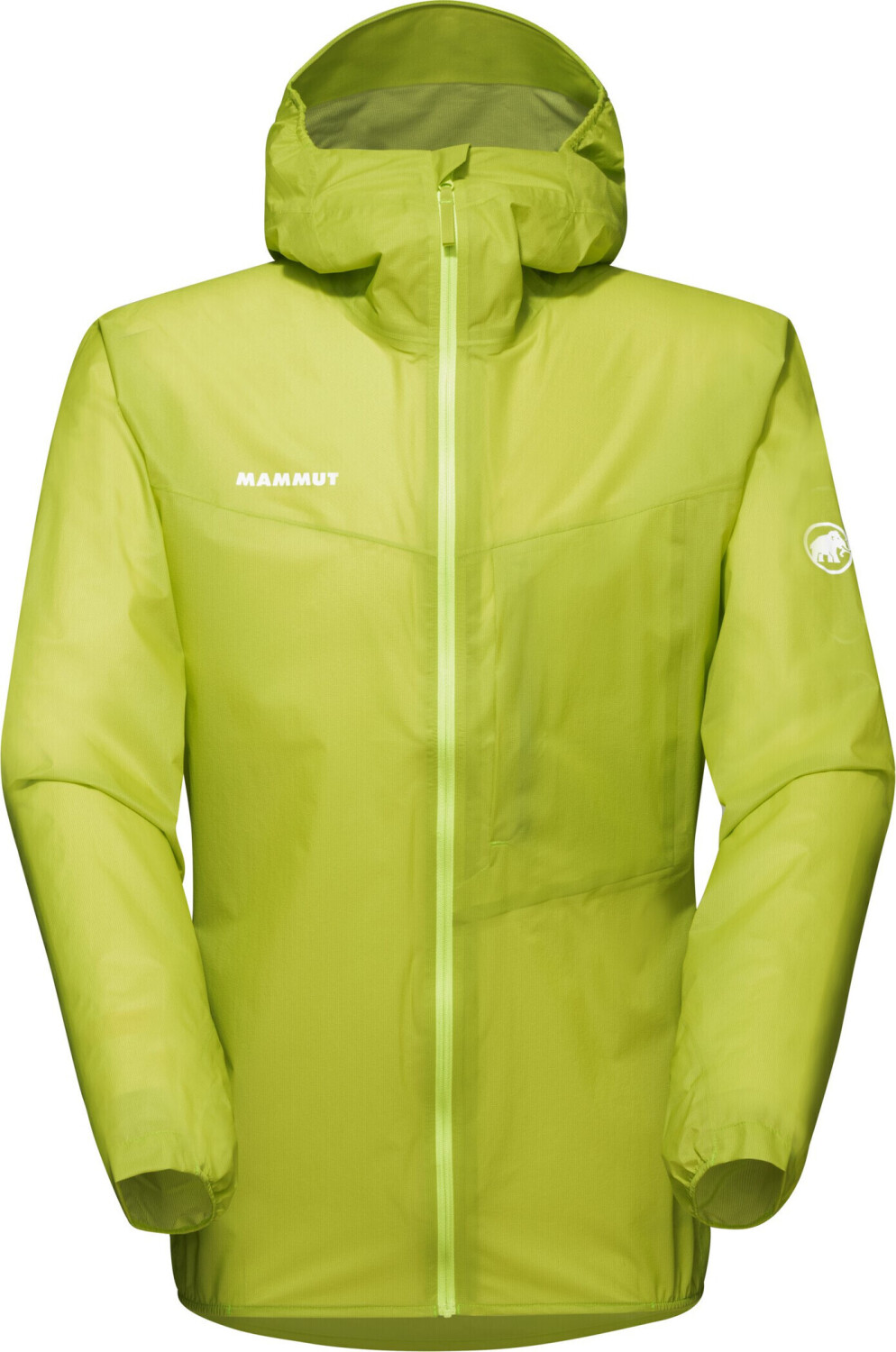 Mammut Kento Light Hooded Hardshell Jacket for Men highlime